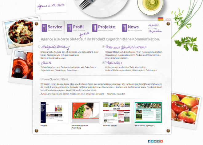 Agence à la carte